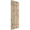 Ekena Millwork Rustic Three Board Joined Board-n-Batten Pecky Cypress Faux Wood Shutters, 16 1/2"W x 48"H SHUBJS16X48PCPR - alternate 2